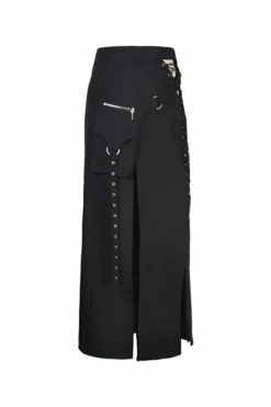 In Your Dark Dreams Slit Maxi Skirt -Kreepsville Sales 12121212