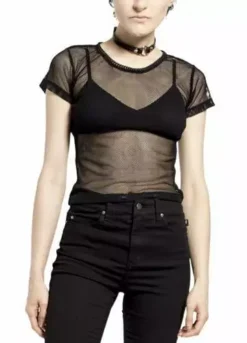 Tripp Fishnet Baby Tee -Kreepsville Sales 12124 1 bacae443 0e19 41a0 bdd0 780ce0f5b08f