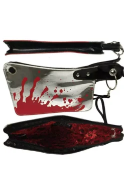 Bloody Cleaver Clutch Bag [Metallic] -Kreepsville Sales 125 Image2