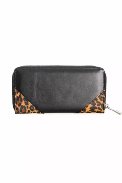 Horror Punk Leopard Wallet [BLACK] -Kreepsville Sales 1611676559WT41069 BLACK2