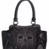 Webbed Death Handbag -Kreepsville Sales 1611690443BG34253BLACK1