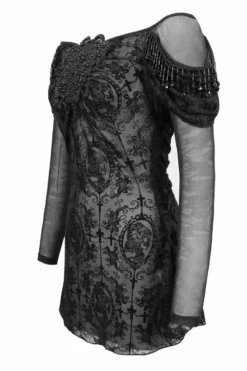 Netherworld Draped Shoulder Top 21 Netherworld Draped Shoulder Top -Kreepsville Sales 234rtyhjhgfrew