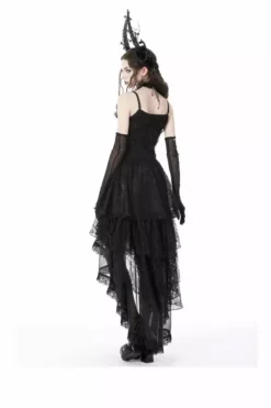 Black Majesty Chiffon Skirt 16 Black Majesty Chiffon Skirt -Kreepsville Sales 56555656566