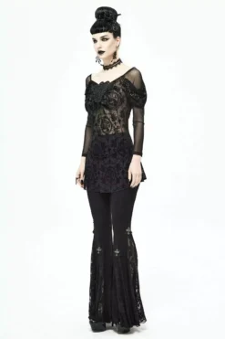 Netherworld Draped Shoulder Top 18 Netherworld Draped Shoulder Top -Kreepsville Sales 9eurewhjiwejwrwe