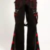 Tripp NYC Rock Star Pants [Black/Red] -Kreepsville Sales AF3076 BLKRED F 1000x 8a5332e0 a880 405e 83e7 ed23e0407c16