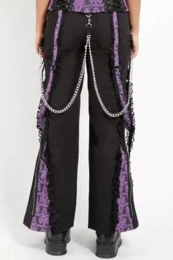 Tripp NYC Enchanted Dark Street Pants [Black/Purple] -Kreepsville Sales AF4163 BLACKPURPLE B2 1000x 6a7d0c74 8297 4a9a 8c3a 703fffc9475b
