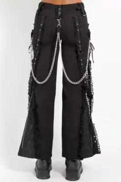 Tripp NYC Enchanted Dark Street Pants [Black/Black] -Kreepsville Sales AF4163 BLKBLK B 1000xcopy