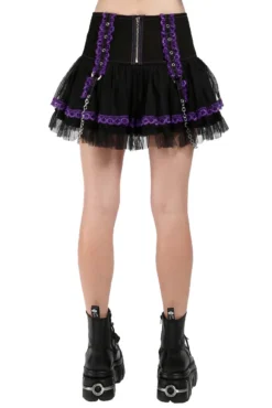 Lolita Tutu Skirt [Black/Purple] -Kreepsville Sales AF4333 BLKPURP B 1000x 7fcead3f 1c0c 43d2 a553 b8a03c15c74d