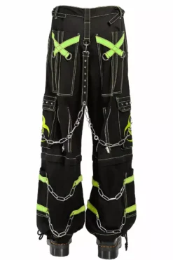 Tripp Biohazard Zip Off Pants [Black/Lime] -Kreepsville Sales AF7049M BLKLIME B1 1000x e5f8f5a6 4f58 47d0 96f8 7e81718baf99