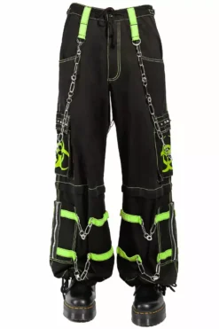 Tripp Biohazard Zip Off Pants [Black/Lime]