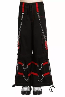 Tripp NYC Skull Bondage Pants [Black/Red] -Kreepsville Sales AF7049W REDBLK F 1000x 5a4718aa e366 475b 9cd2 da4a7384c94e