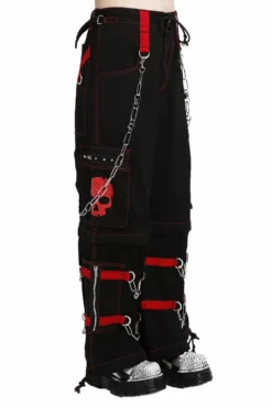Tripp NYC Skull Bondage Pants [Black/Red] -Kreepsville Sales AF7049W REDBLK S 1000x c41b76f2 2d67 46f3 b646 5739e752554e