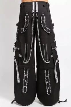 Tripp NYC Peep Dark Street Pants [BLACK/WHITE] -Kreepsville Sales AF7123M BLKWHTGING B 1000x 64be331a 6e6a 49ca 8595 3868df7c8594