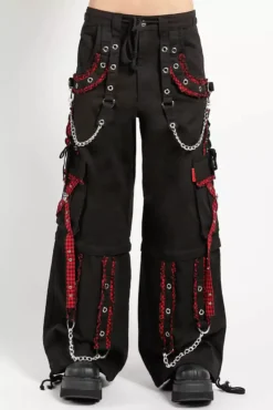 Tripp NYC Peep Dark Street Pants [BLACK/RED] -Kreepsville Sales AF7123 BLKRED F 1000x 0c2d1b2b 5fa3 465f 85de 63d127892a2f