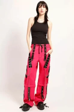 Tripp NYC Dark Cuff Pants [Pink/Black] -Kreepsville Sales AF7240M PINK FULL 1000xcopy