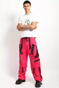 Tripp NYC Dark Cuff Pants [Pink/Black] -Kreepsville Sales AF7240M PINK FULL GUY 1000x 0b20e1ce f1b1 440d bbe3 ebc013a9862d