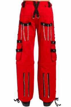 Tripp Dark Cuff Pants [Red] -Kreepsville Sales AF7240M RED B
