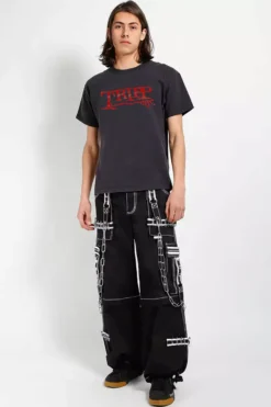 Tripp NYC Crazy Piper Pants [Black/White] -Kreepsville Sales AF7512M BLKWHT FULL 1000xcopy