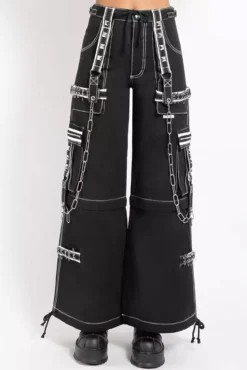 Tripp NYC Crazy Piper Pants [Black/White] -Kreepsville Sales AF7512 BLKWHT F 1000xcopy
