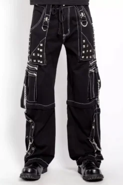 Tripp NYC Step Chain Pants [Black/White]