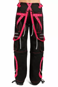 Tripp Step Chain Pants [Black/Pink] -Kreepsville Sales AF7713M BLKPINK B