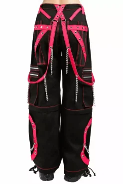Tripp Step Chain Pants [Black/Pink] -Kreepsville Sales AF7713 BLKPINK B