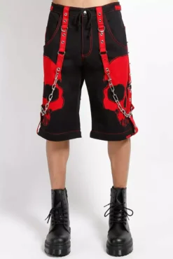 Tripp NYC Scare Pants [Black/Red] -Kreepsville Sales AF7726M BLKRED FSHORT 1000x 1472de8d bb12 47a1 9d7c 6f53bddc90a5