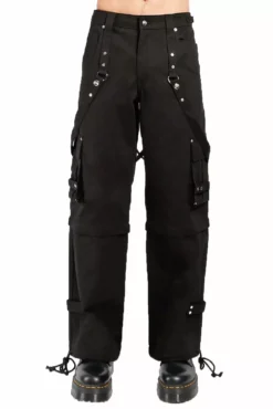 Tripp Zip Off Crush Pants [Black/Black]