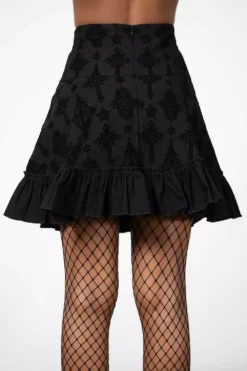 Amelie Flocked Mini Skirt 9 Amelie Flocked Mini Skirt -Kreepsville Sales AMELIE FLOCKED MINI SKIRT W E x1600 86893ffc 6a05 4e00 963a 711820fa72e9