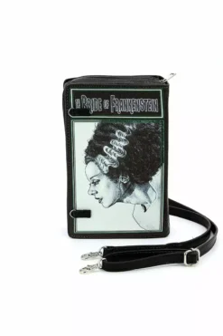 Bride Of Frankenstein Book Bag -Kreepsville Sales Book Shaped Bag