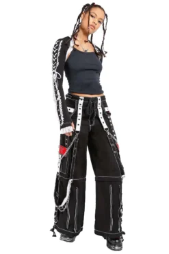 Tripp NYC Lolita Shrug [Black/White] -Kreepsville Sales CE4391 BLACKWHITE FULL 1000x 4219bd55 cc74 4fdb a465 e878b791979a