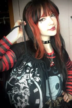 Alice In Wonderland Clock Bag [Multiple Styles Available] -Kreepsville Sales Creepy Gpth Purse