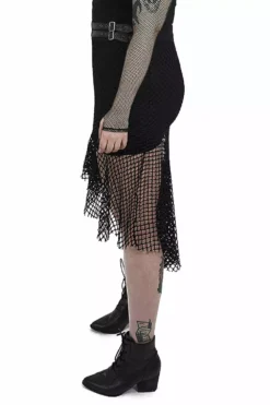 Grave Girl Fishnet Skirt 10 Grave Girl Fishnet Skirt -Kreepsville Sales DQ 515 3