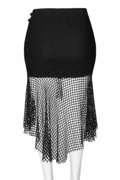 Grave Girl Fishnet Skirt 13 Grave Girl Fishnet Skirt -Kreepsville Sales DQ 515 6 2