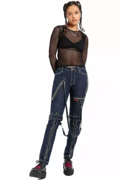 Tripp NYC Denim Bondage Pants -Kreepsville Sales DS267 DENIM FULL 1000x 11d06750 99ab 4d58 b95d b330dd36f6a2