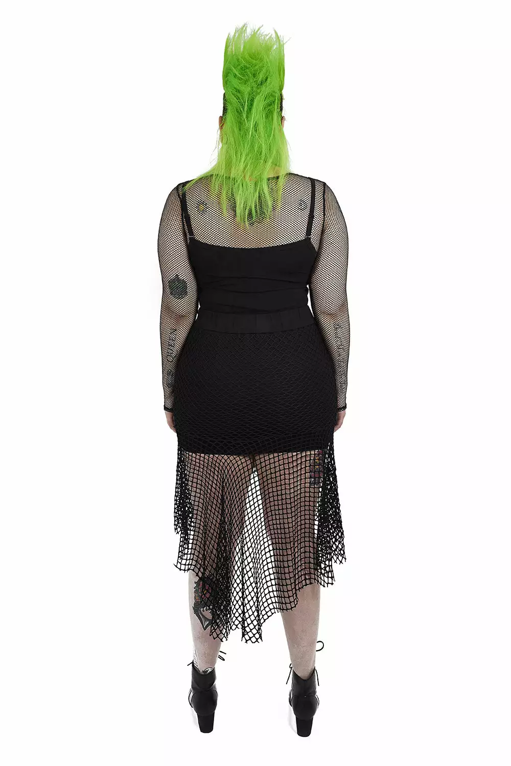 Grave Girl Fishnet Skirt 6 Grave Girl Fishnet Skirt - Image 4