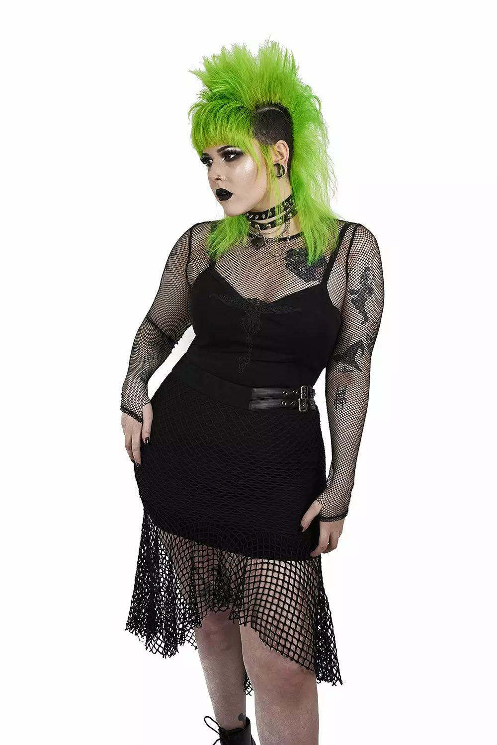 Grave Girl Fishnet Skirt 3 Grave Girl Fishnet Skirt