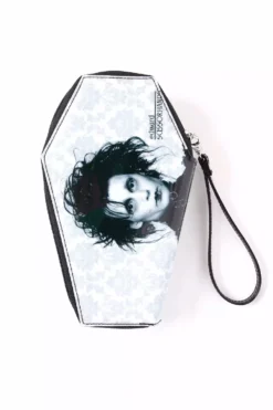 Edward Scissorhands Fleur De Lis Coffin Wallet -Kreepsville Sales ED