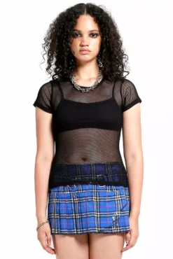 Tripp Fishnet Baby Tee