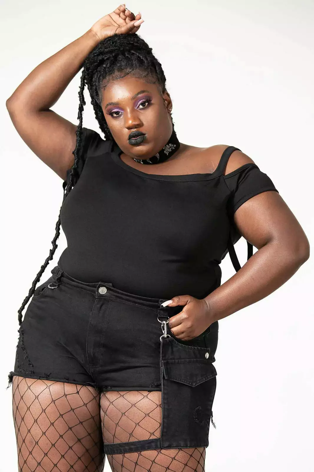 Fury Road Denim Garter Shorts 8 Fury Road Denim Garter Shorts - Image 6