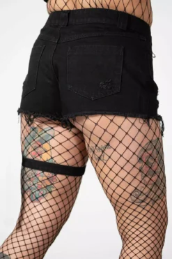 Fury Road Denim Garter Shorts 13 Fury Road Denim Garter Shorts -Kreepsville Sales FURY ROAD DENIM GARTER SHORTS W E x1600copy