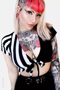 Ghosttown Front Tie Top