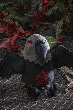 Hellion Raven Plush -Kreepsville Sales Goth Bird Plush