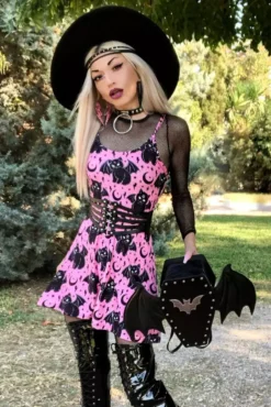 Batwings Coffin Convertible Backpack -Kreepsville Sales Goth Cat Dress 21c9dbc1 ffe6 43d8 a4e6 f3e2797c7b51