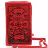Grimoire Book Bag -Kreepsville Sales Goth Red Handbag