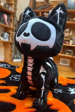 Skelekitty Plush Toy [Deluxe] -Kreepsville Sales Gothic Tim Burton Toy