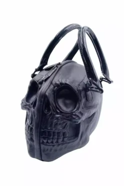 Skull Collection Handbag [BLACK] -Kreepsville Sales Horror Handbag