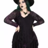 Violet Witch Tattered Top -Kreepsville Sales IMG 9277
