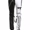 Tripp Split Leg Bondage Pants [Black/White] -Kreepsville Sales IS103M BLKWHT F a7629d44 051f 4cf6 9074 783e655fd794