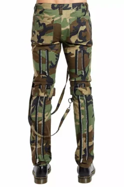 Tripp Bondage Pants [Green CAMO] -Kreepsville Sales IS267MP CAMO B